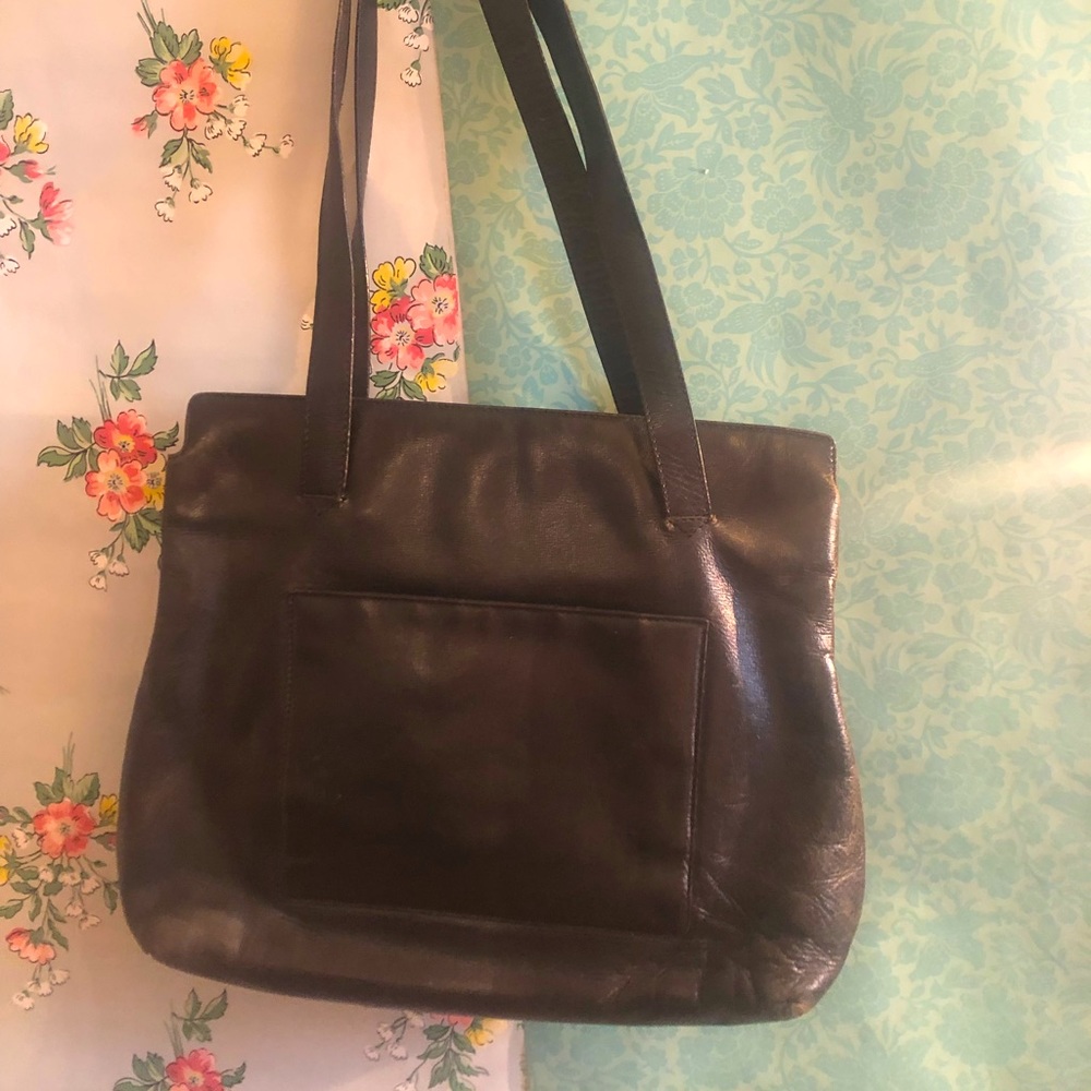 MaxMara leather tote bag